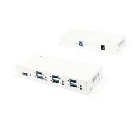 Exsys EX-1189HMVS-3W 7 Ports USB 3.2 Gen1 White Metal Hub with 1.5A Current for 4 Ports (Surge Protection)