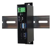 EXSYS EX-1195HMS hub & concentrateur USB 3.0 (3.1 Gen 1) Type-C 5000 Mbit/s Noir
