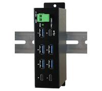 EXSYS EX-1196HMS Hub USB 3.2 Gen1 à 7 Ports, Prise C, Protection Contre Les surtensions 15 KV ESD