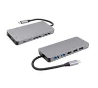 EXSYS EX-1221HM USB 3.2 Gen1 C-HUB 11 Ports pour Ordinateur Portable, Matebook et MacBook