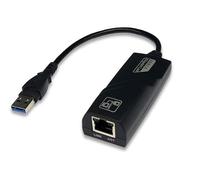 EXSYS EX-1320-2 adaptador USB 3.0 A RED ETHERNET GIGABIT LAN, 10 CM noir