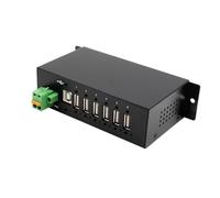 EXSYS EX-1596HMVS hub di interfaccia USB 2.0 Type-B 480 Mbit/s Nero