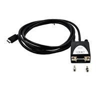Exsys EX-2311-2F Câble USB 2.0 C vers 1x Seriell RS-232 1.8 m avec 9 Broches LED Affichage Noir