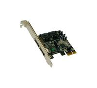 Exsys EX-3503 - Contrôleur de stockage (RAID) - SATA 3Gb/s / eSATA 3Gb/s - 300 Mo/s - RAID 0, 1, JBOD, 0+1 - PCIe x1