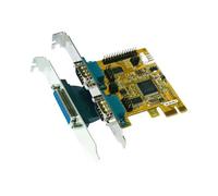 Exsys EX-44140-2 - Adaptateur série/parallèle - PCIe - parallèle, RS-232, V.24 - 2 ports + 1 port parallèle