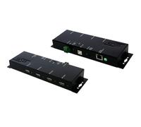 EXSYS EX-6002POE - LAN 1 Giga Ethernet PoE vers 4 ports USB 2.0