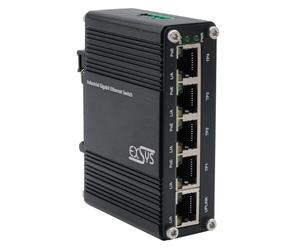EXSYS EX-62020PoE Commutateur Ethernet Industriel 5 Ports PoE