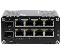 EXSYS EX-62035MPoE-SFP-8+2 Port Industrial Gigabit SFP PoE+ Mini Switch Web Managed