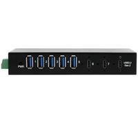 Exsys Hub USB EX-12297HMS métallique 7 ports (2x USB-C Gen2, 5x USB-A Gen1) 12V/5A