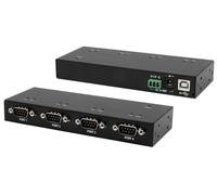 EXSYS EX-13074HM USB 2.0 vers 4 Ports série RS-232 Boîtier métallique FTDI Chip-Set