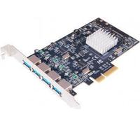 Exsys USB 3.1 Express Karte 4 A-Port Gen2 PCIe x4.2xASMEDIA ASM3142 - PCI-Express Exsys