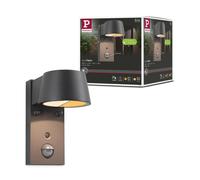 Ext 230v Appl Capea 6w 580lm 2200-3000k Détect Mouvement Ip44 Alu Anth