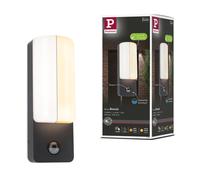 Ext 230v Applique Bonnie 8,5w 800lm 2000-3000k Pir Ip44 Bord De Mer Anthra
