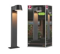 Ext 230v Borne Lumineuse Capea 6w 580lm 2200k Ip44 Aluminium Noir