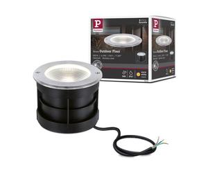 Ext 230v Encastré De Sol Floor D.12cm 6w 620lm 3000k Acier Inoxydable Ip67