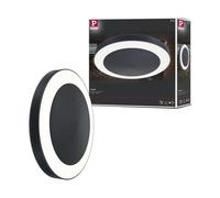 Ext 230v Plafonnier Circula 14w 1800lm 3000k Détect. Mvt Ip44 Anthracite