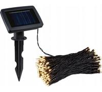 Ext Solaire Guirlande Lumineuse Aurinka 21,9m 8lm 3000k Ip44 Noir