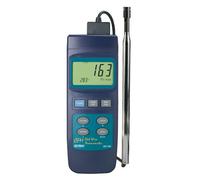 Extech 407119 Thermo-Anémomètre À Fil Chaud Robuste CFM 0,50" De Diamètre. | Débit d'air CFM/CMM, vélocité, température, sonde télescopique 3pi, moyenne 20 pts, min/max, piles