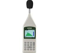 Extech 407790A Analyseur Bande Octave Temps Réel, 1/1 et 1/3, USB | 20-140dB, pondération A/C/Z, LCD couleur, enregist. microSD, micro condensateur, trépied, logiciel