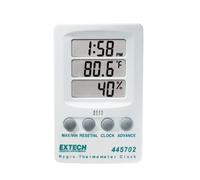 Extech 445702 Indicateur D'Humidité Relative/Température Avec Horloge