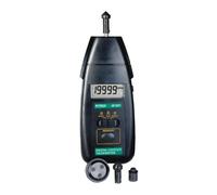 Extech 461891 Tachymètre de Contact Numérique Haute Précision - Compte-Tours Professionnel pour Mesure RPM et Vitesse Linéaire - Écran LCD, Embouts Inclus, Idéal Moteurs et Convoyeurs