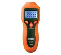 Extech 461920 Mini Tachymètre Photo Laser - Compteur De Tours Numérique Sans Contact, 2 À 99 999 Tr/Min, Écran LCD Rétroéclairé, Fonction Mémoire, Ruban Réfléchissant Inclus