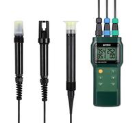 Extech Appareil de mesure de la qualité de l'eau pH, salinité, salinité, conductivité, particules dissoutes, température, oxygène