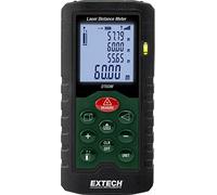 Extech DT60M Télémètre Laser - Télémètre Laser Numérique 60 M Avec Fonctions De Surface/Volume/Hauteur Indirecte, Écran Rétroéclairé, Mode Pythagore, Format De Poche, Outil Professionnel