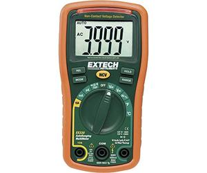 Extech EX330 Mini Multimètre À Sélection Automatique Avec Ncv ET Température De Type K