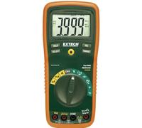 Extech EX430 Multimètre professionnel 11 fonctions pour valeurs efficaces | CA/CC jusqu'à 1000V, courant à 10A, résistance, capacité, fréquence, temp Type K, CAT III, étui