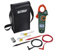 Extech EX623A 600A AC/DC Clamp Meter with IR and Dual Type K | True RMS, NCV, thermomètre IR intégré, différentiel T1/T2, LoZ, filtre passe-bas, appel courant, CC uA