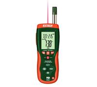 Extech HD500 - Psychromètre Avec Thermomètre Infrarouge 30:1 | Humidité, Type K, et thermomètre IR (30:1), triple LCD rétroéclairé, point rosée, temp sans contact