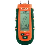 Extech MO230 - Humidimètre De Poche (Type Broche) | Humidité bois/matériaux construction, temp/HR, 3 groupes bois+4 matériaux, ~150 essences, broches remplaç.