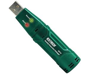 Extech RHT10 Enregistreur De Données USB D'Humidité Et De Température Avec Mémoire De 16 000 Points De Données, Point De Rosée, Horodatage Et Surveillance Environnementale À Long Terme