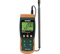 Extech SDL350 Thermo-Anémomètre À Fil Chaud ET Enregistreur De Données | Vélocité air 0,2-25 m/s (40-3940 pi/min), débit CFM/CMM, entrée Type K/J, sonde télesc. à 215cm, SD Excel