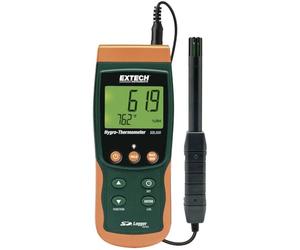 Extech SDL500 Enregistreur Hydrothermomètre SD | HR, température, point rosée, bulbe humide, double LCD rétroéclairé, enregist. Excel SD, min/max