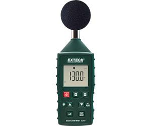Extech SL510 Sonomètre | Son 35-130 dB, +/-1dB Classe 2 (IEC 61672), pondération A/C, réponse rapide/lente, maintien données