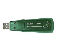 Extech VB300 - Enregistreur De Données USB G-Force 3 Axes | Choc/vibration 3 axes à +/-18g, résolution 0,00625g, intervalle 50ms-24h, USB, analyse FFT, montage aimant