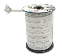 Extel - Câble réseau type Ethernet plat blanc 25 mètres spécial ADSL/ADSL2+ 4 paires - Extel - 408285