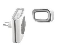 Kit carillon enfichable sans fil diBi Flash Plug Extel - Blanc