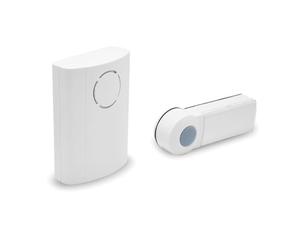 Extel - Carillon - Mobile à fixer au mur, 36 sonneries, Bouton d'appel IP44, Blanc, Garantie 2 ans - 061007