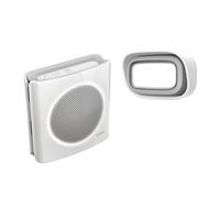 Extel Carillon sans fil 081735 diBi Flash - Sonnette à piles 200m, 6 sonneries, flash lumineux, alerte batterie faible, système évolutif pour maison et portail