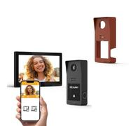 Extel Digital Connect Visiophone 2K Empreinte avec Coque Terracotta