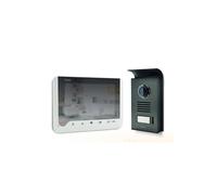 Extel - Kit visiophone 2 fils écran 7 à mémoire de passage effet miroir Blanc - ICE