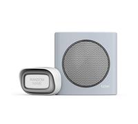 Extel Sonnette sans fil 081740 diBi Flash Soft - Carillon longue portée 200m, IP44, flash lumineux, alerte batterie faible, système évolutif pour maison et portail