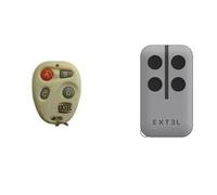 Extel Télécommande Beep Compatible ATEM 2, 4 Boutons, Portée 80 m | Télécommande de remplacement compatible ATEM 2, 433,92 MHz, 4 canaux, Rolling Code, portée 80 m et pile CR2032