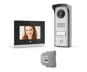 Extel Videoportero 2 Hilos, Pantalla 4", Cámara e Interfono Compacto