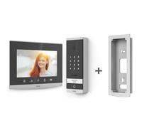 Extel - Visiophone écran 7" avec clavier à code intégré design miroir