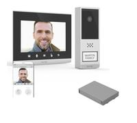 EXTEL Wave 2 - Visiophone sans fil connecté 7’’ avec batterie rechargeable, longue portée radio, livré avec batterie supplémentaire