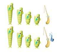 Extendable Fishing Table Game, Parent-Child Interactive Toys, Durable Fishing Board Game with Colorful Magnetic Fish, Portable Playset with Adjustable Table Size, Educational and Fun for Kids Boys